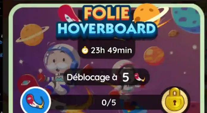 Événement Folie Hoverboard Monopoly Go (Recompenses)